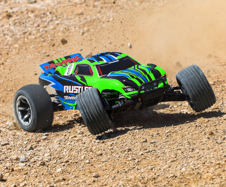 Traxxas Rustler 2WD EHD 1/10 Grön