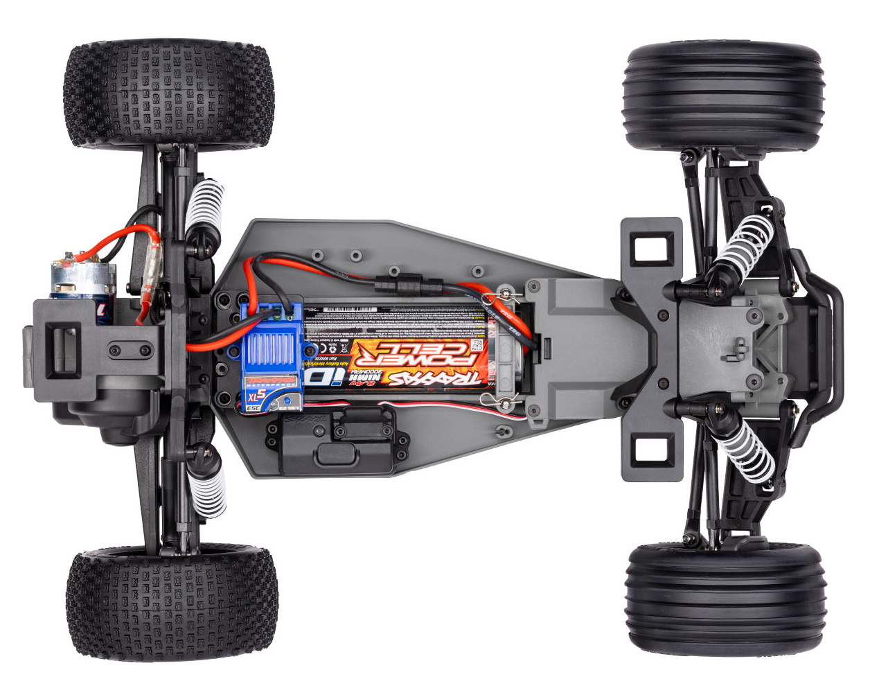 Traxxas Rustler 2WD 1/10 EHD Orange-X - Batteri/USB-C Laddare