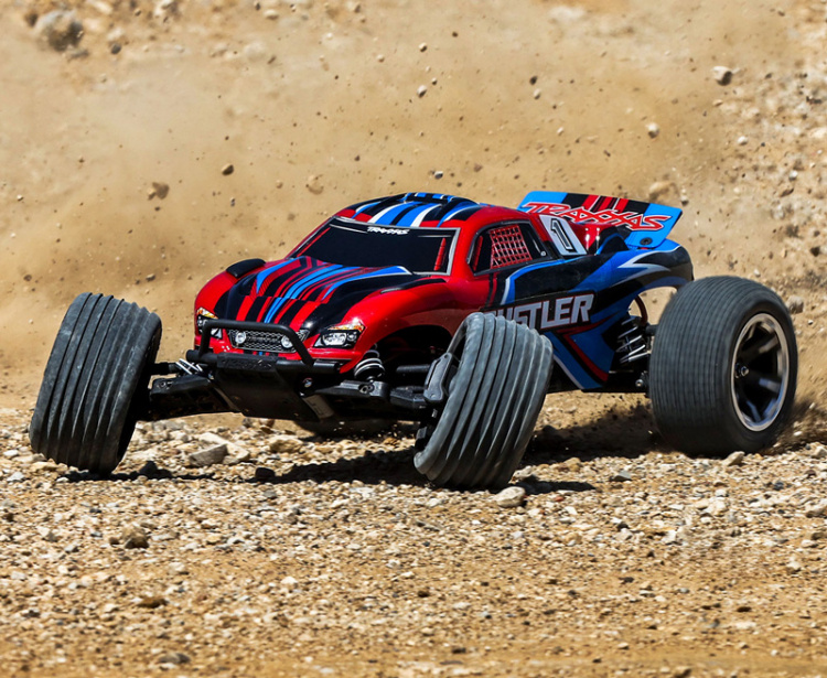 Traxxas Rustler 2WD EHD 1/10 Röd 