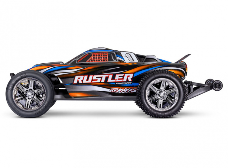 Traxxas Rustler 2WD BL-2s EHD 1/10 Orange