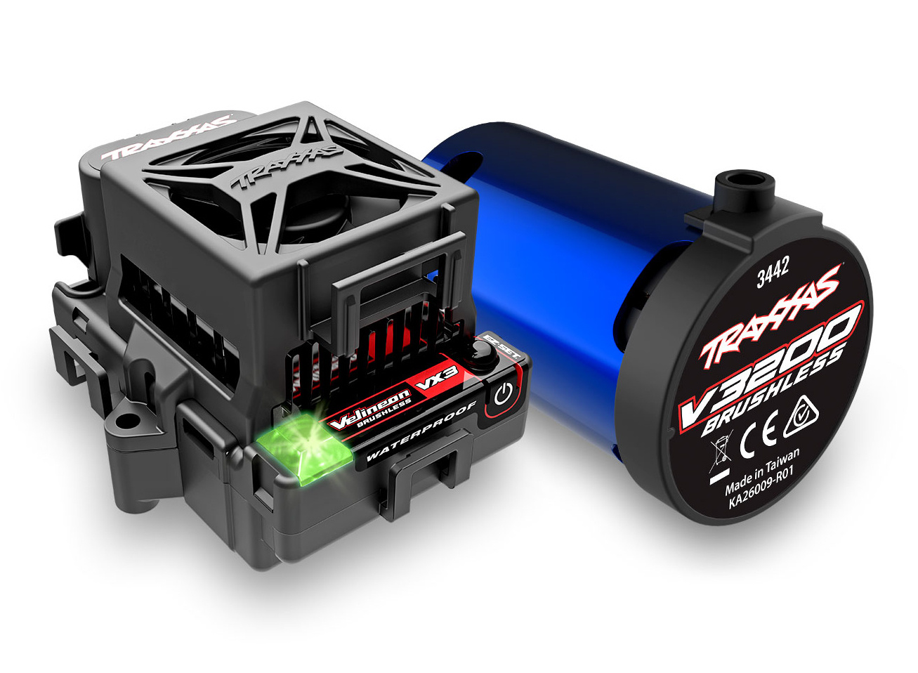 Traxxas Rustler 2WD 1/10 HD VX3 BL 3S RTR Röd