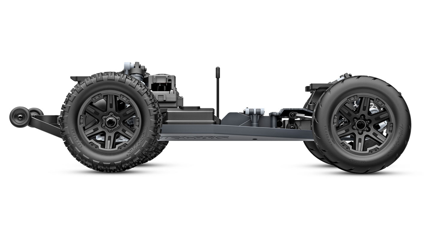 Traxxas Rustler 2WD 1/10 HD VX3 BL 3S RTR Röd
