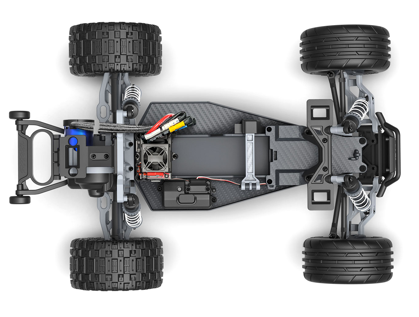 Traxxas Rustler 2WD 1/10 HD VX3 BL 3S RTR Röd