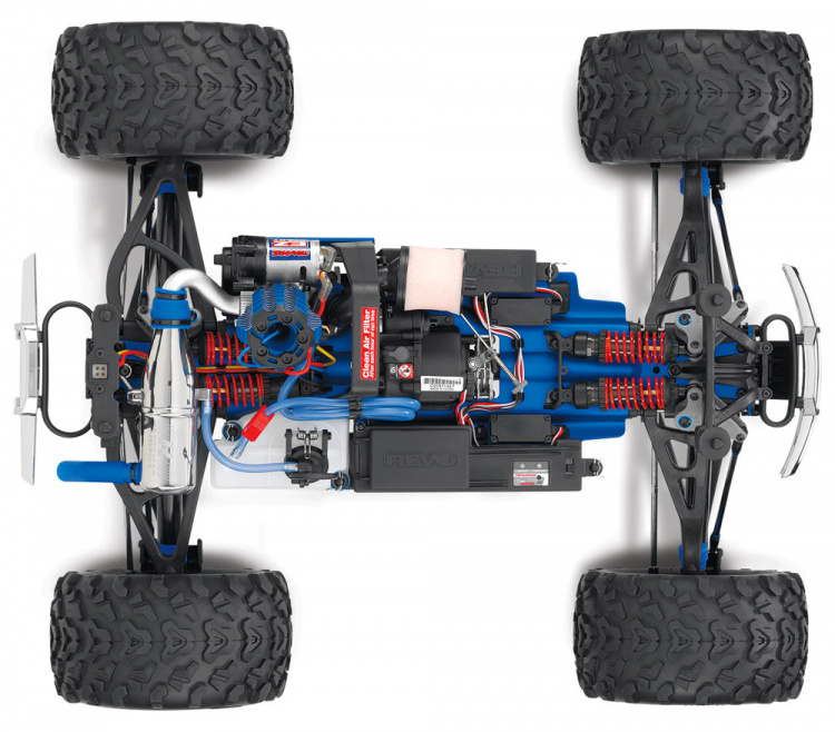 Traxxas REVO 3.3 4WD TQi TSM Telemetry - Blå