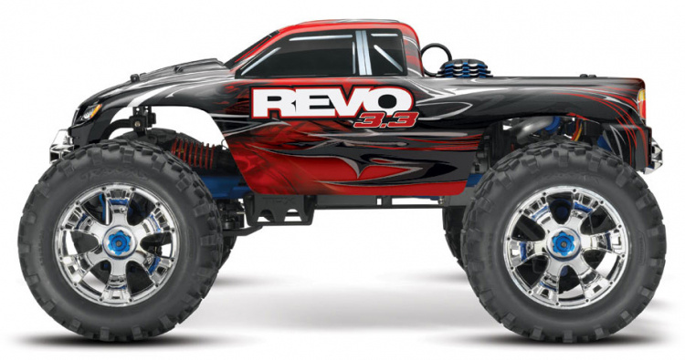 Traxxas REVO 3.3 4WD TQi TSM Telemetry - Blå