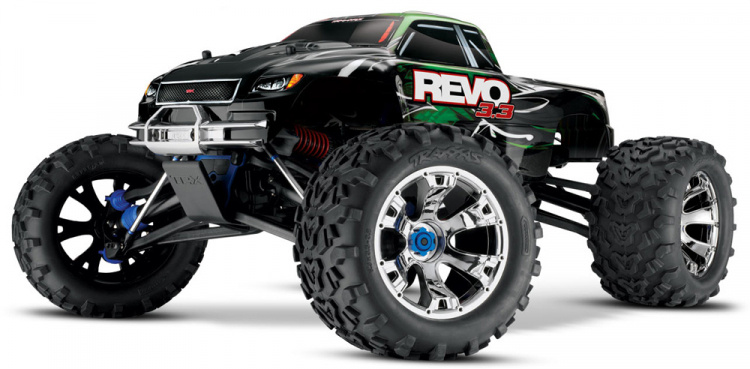 Traxxas REVO 3.3 4WD TQi TSM Telemetry - Grön