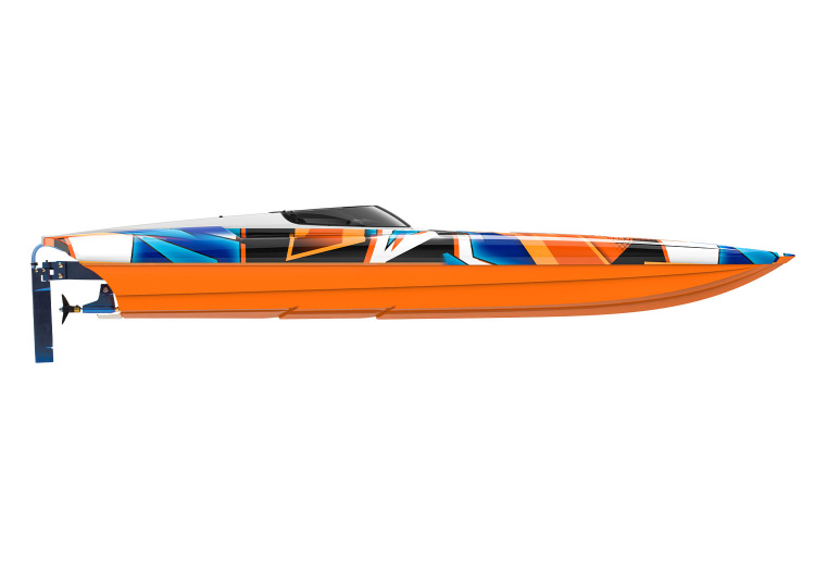 Traxxas DCB M41 Widebody Catamaran Orange