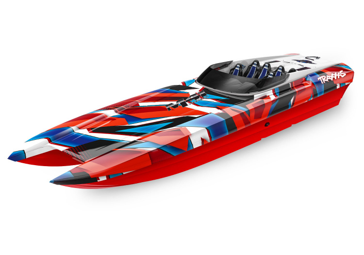 Traxxas DCB M41 Widebody Catamaran Röd