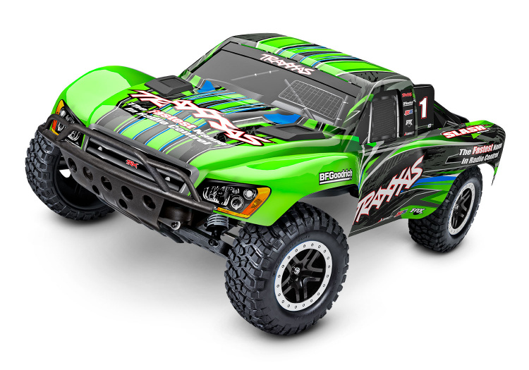 Traxxas Slash 2WD BL-2s 1/10 Grön