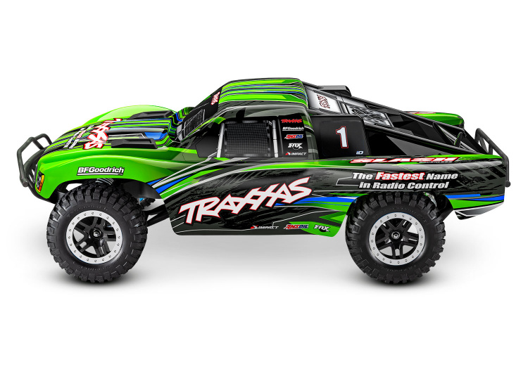 Traxxas Slash 2WD BL-2s 1/10 Grön