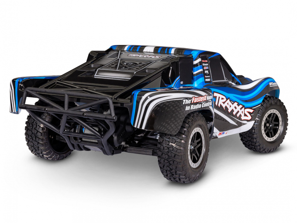 Traxxas Slash 2WD 1/10 RTR Blå EHD Clipless - NiMH Batteri/USB-C Laddare