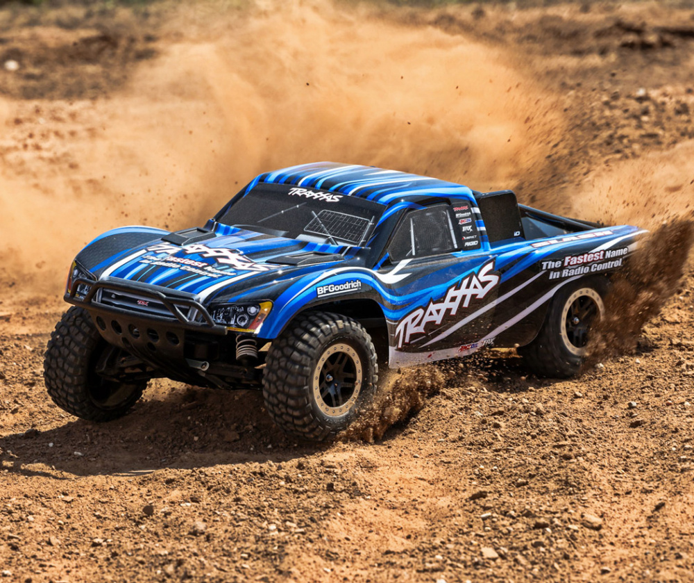 Traxxas Slash 2WD 1/10 RTR Blå EHD Clipless - NiMH Batteri/USB-C Laddare