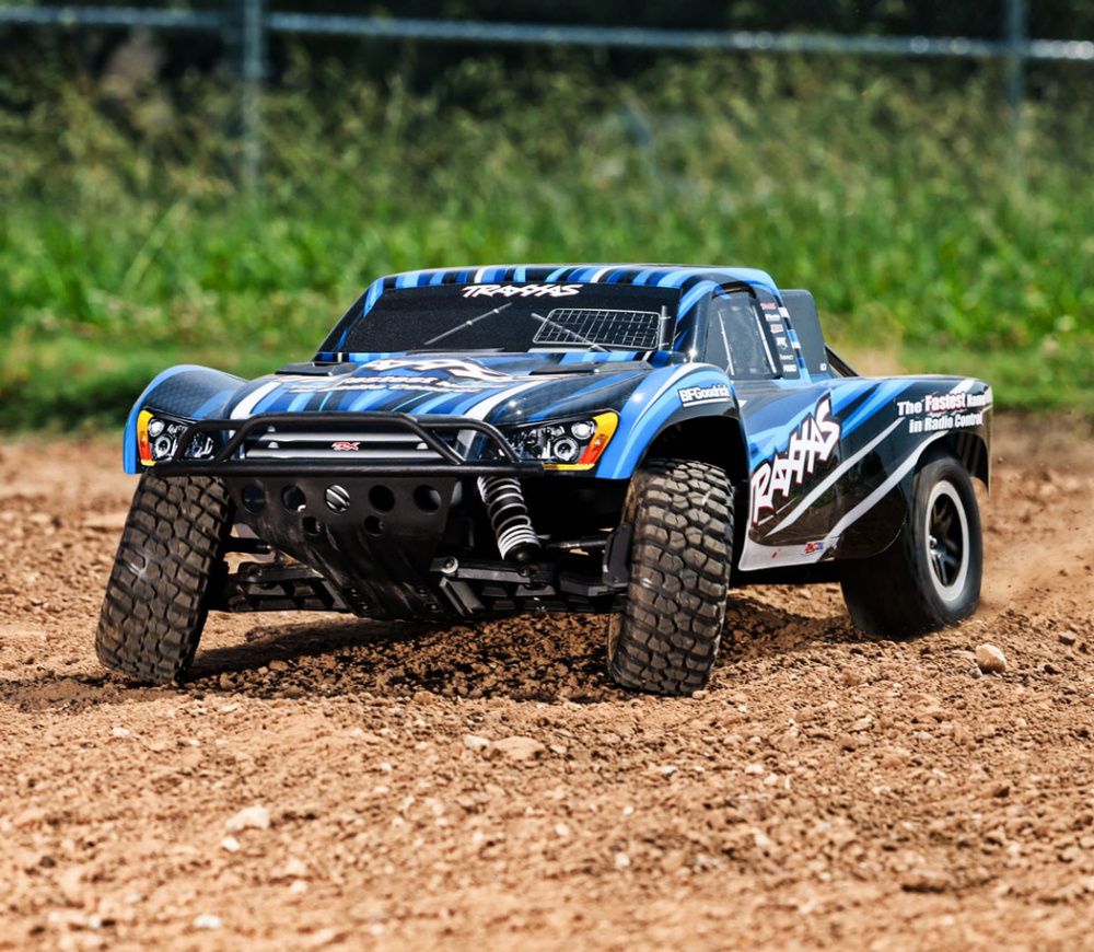 Traxxas Slash 2WD 1/10 RTR Blå EHD Clipless - NiMH Batteri/USB-C Laddare