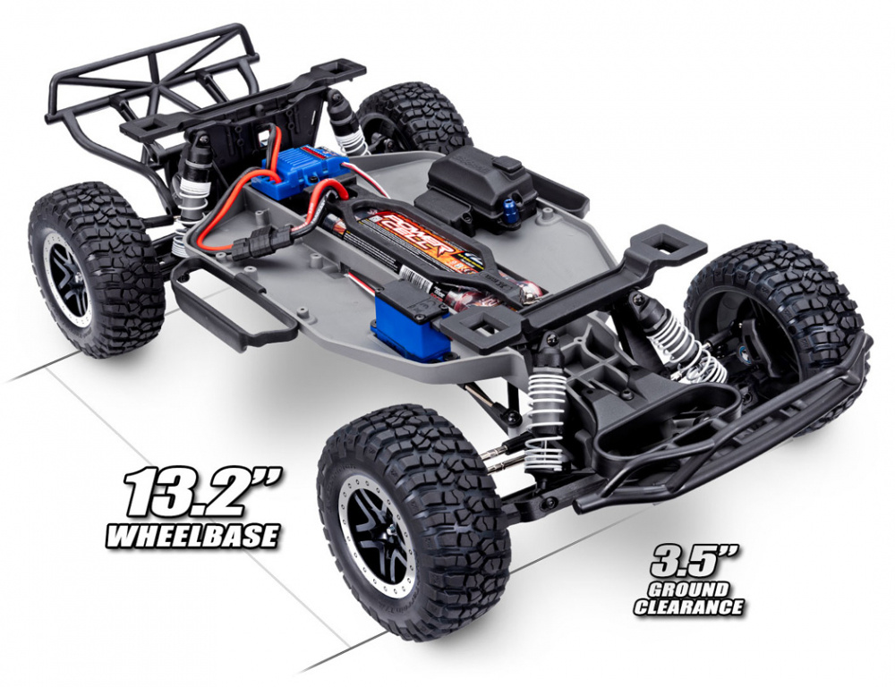 Traxxas Slash 2WD 1/10 RTR Grön EHD Clipless - NiMH Batteri/USB-C Laddare