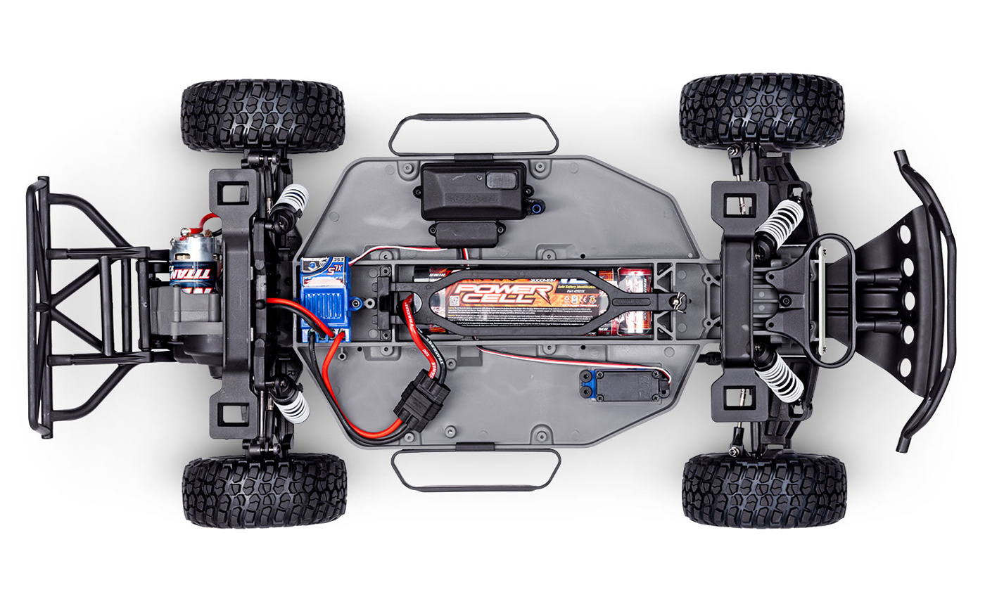 Traxxas Slash 2WD 1/10 Röd-X EHD Clipless - Batteri/USB-C Laddare