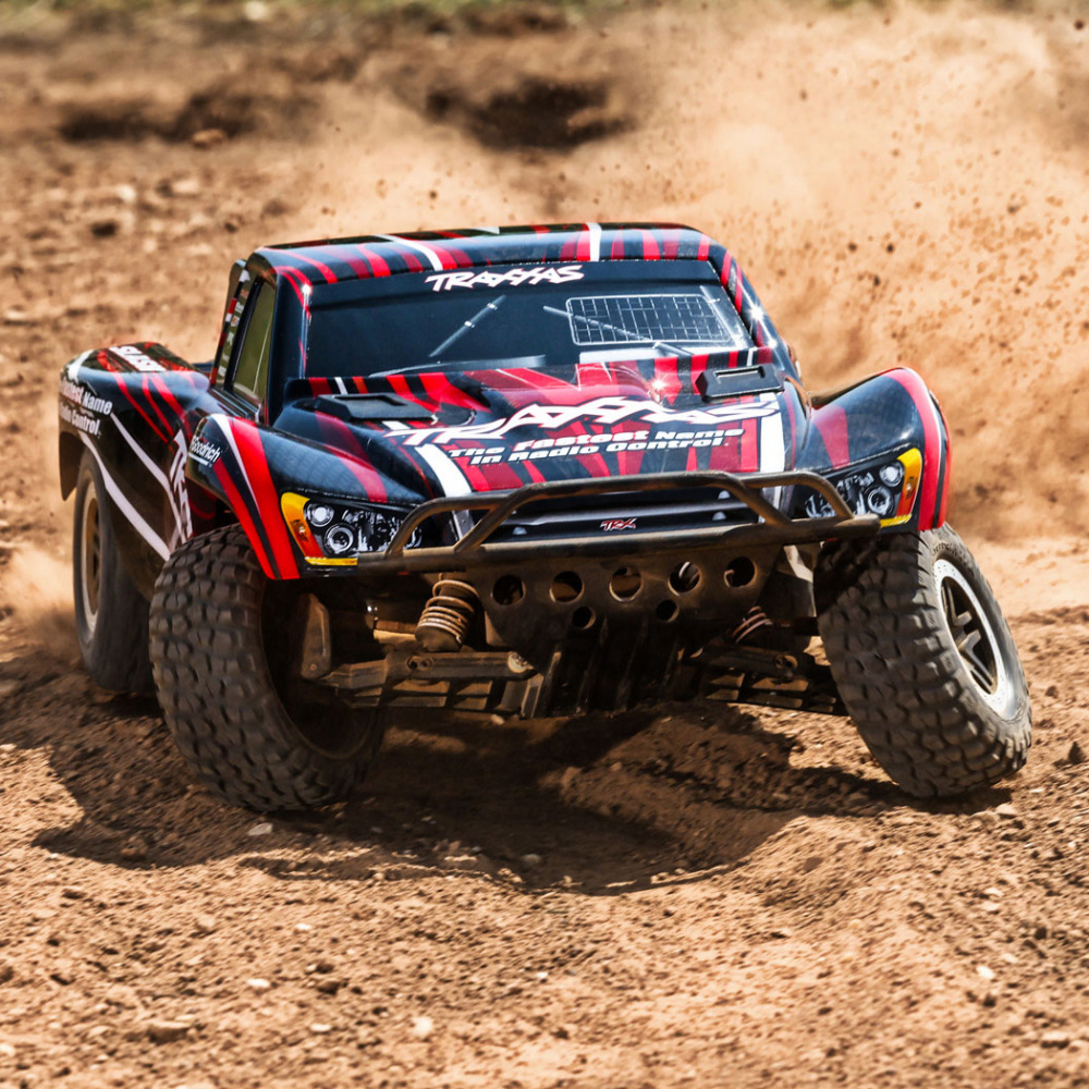 Traxxas Slash 2WD 1/10 RTR Röd EHD Clipless - NiMH Batteri/USB-C Laddare