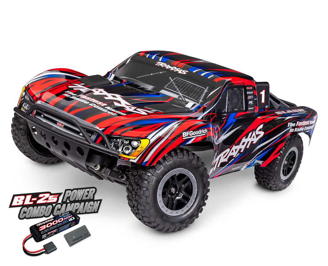 Traxxas Slash 2WD BL-2S EHD 1/10 Röd
