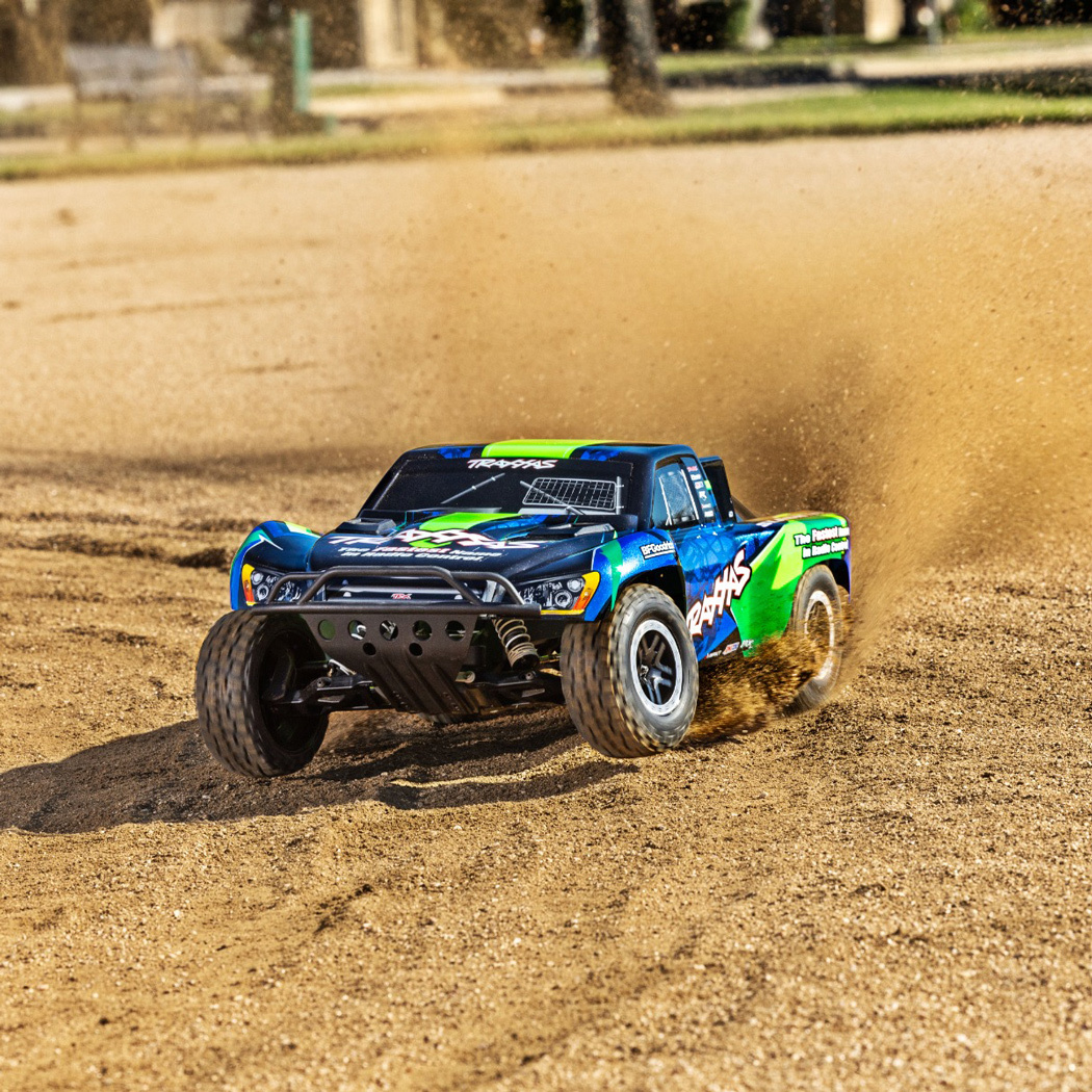 Traxxas Slash VXL 2WD Clipless 1 /10 RTR TQi TSM EHD Grön