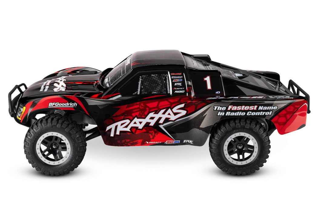 Traxxas Slash VXL 2WD Clipless 1 /10 RTR TQi TSM EHD Röd