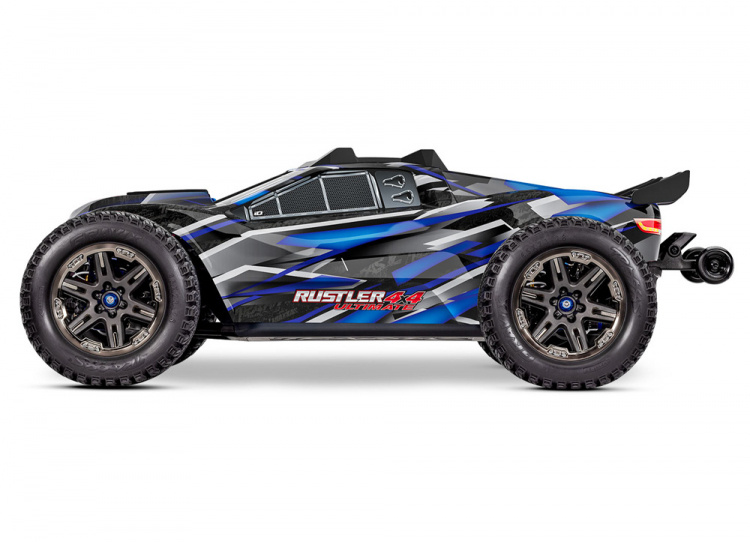 Traxxas Rustler 4WD Ultimate Clipless 1/10 Blå