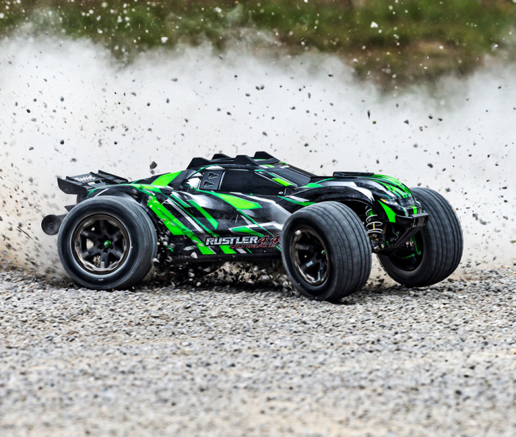 Traxxas Rustler 4WD Ultimate Clipless 1/10 Grön 