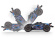 Traxxas Rustler 4WD Ultimate Clipless 1/10 Grön  Traxxas Rustler 4WD Ultimate Clipless 1/10 Grön