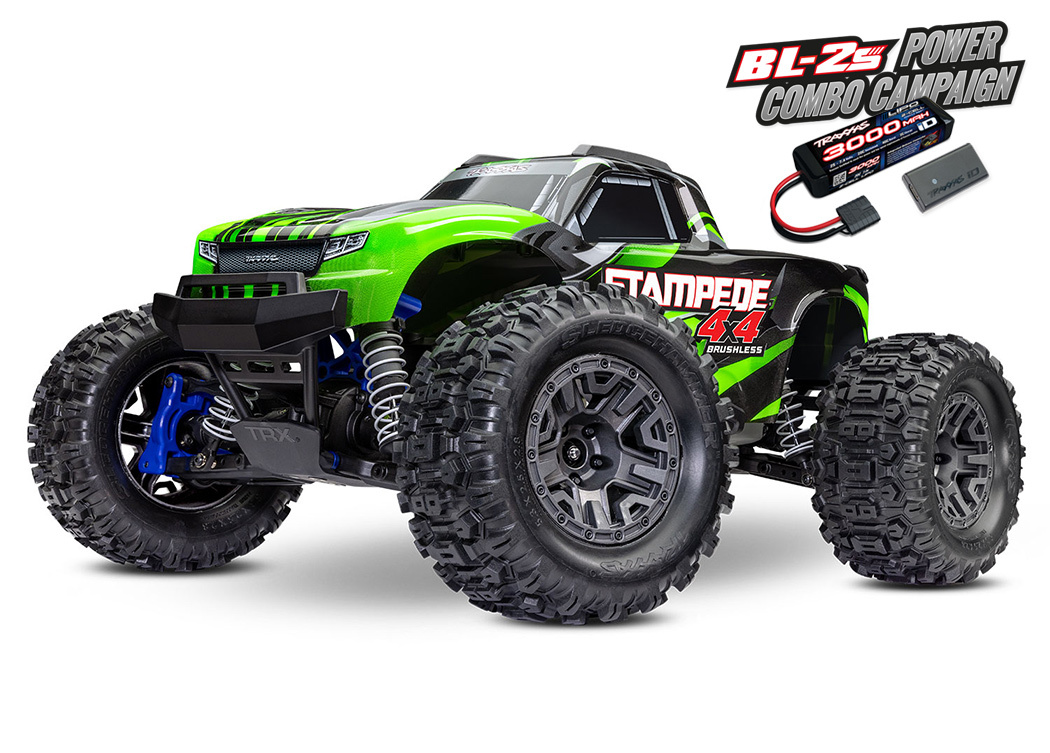 Traxxas Stampede 4WD BL-2s EHD 1/10 Grön