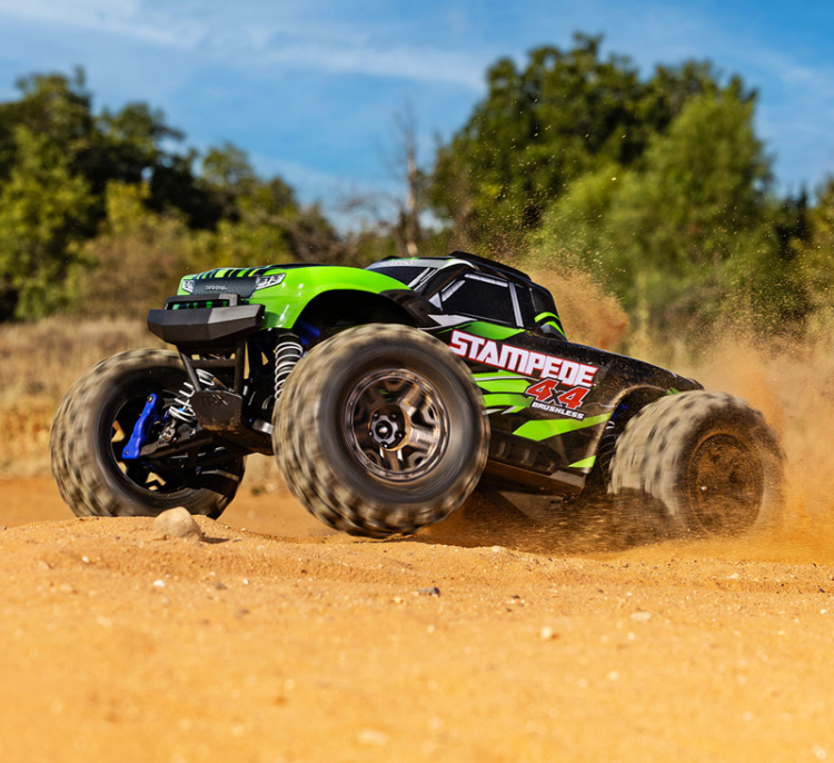 Traxxas Stampede 4WD BL-2s EHD 1/10 Grön