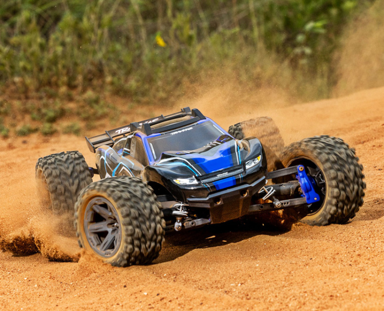 Traxxas Rustler 4WD BL-2s 1/10 Blå
