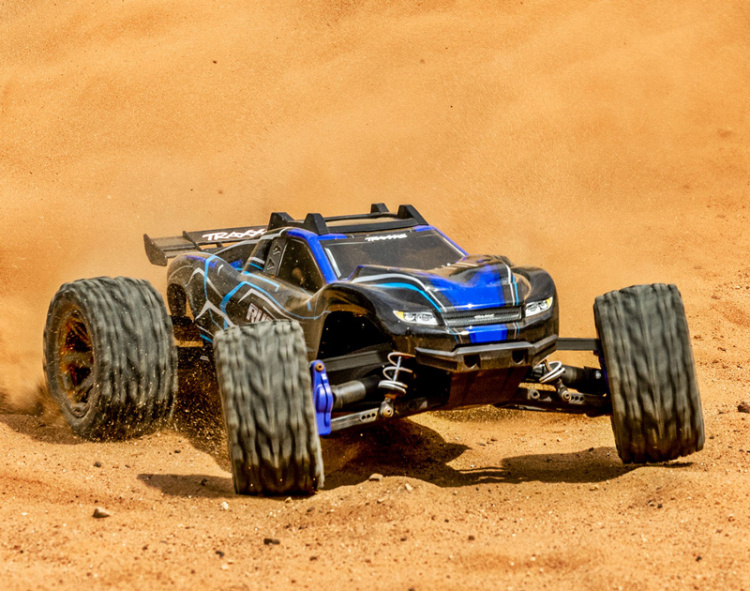 Traxxas Rustler 4WD BL-2s 1/10 Blå
