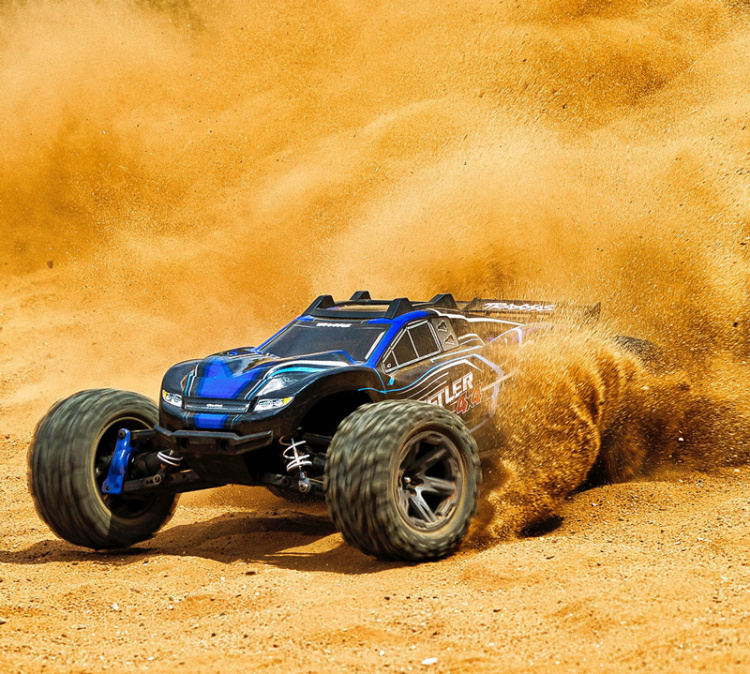 Traxxas Rustler 4WD BL-2s 1/10 Blå