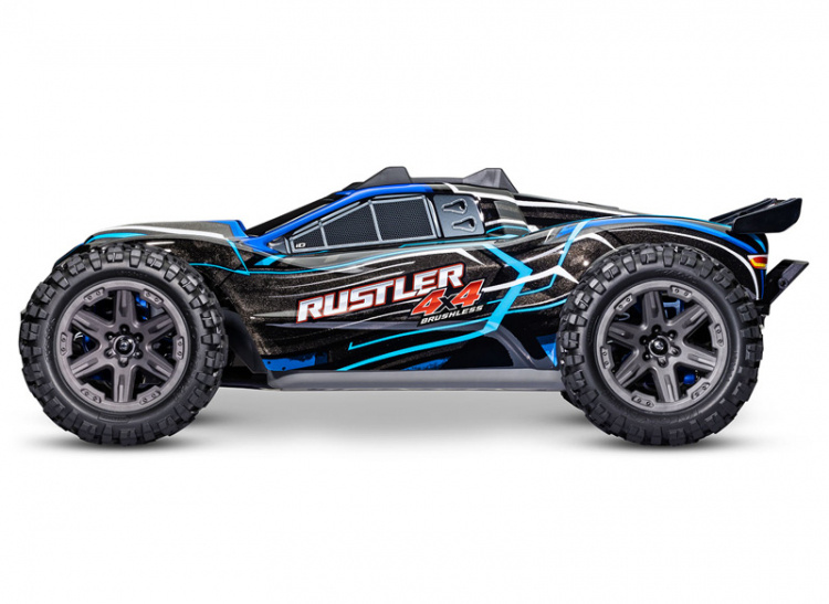 Traxxas Rustler 4WD BL-2s 1/10 Blå