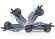 Traxxas Rustler 4WD VXL EHD 1/10 Blå Traxxas Rustler 4WD VXL EHD 1/10 Blå