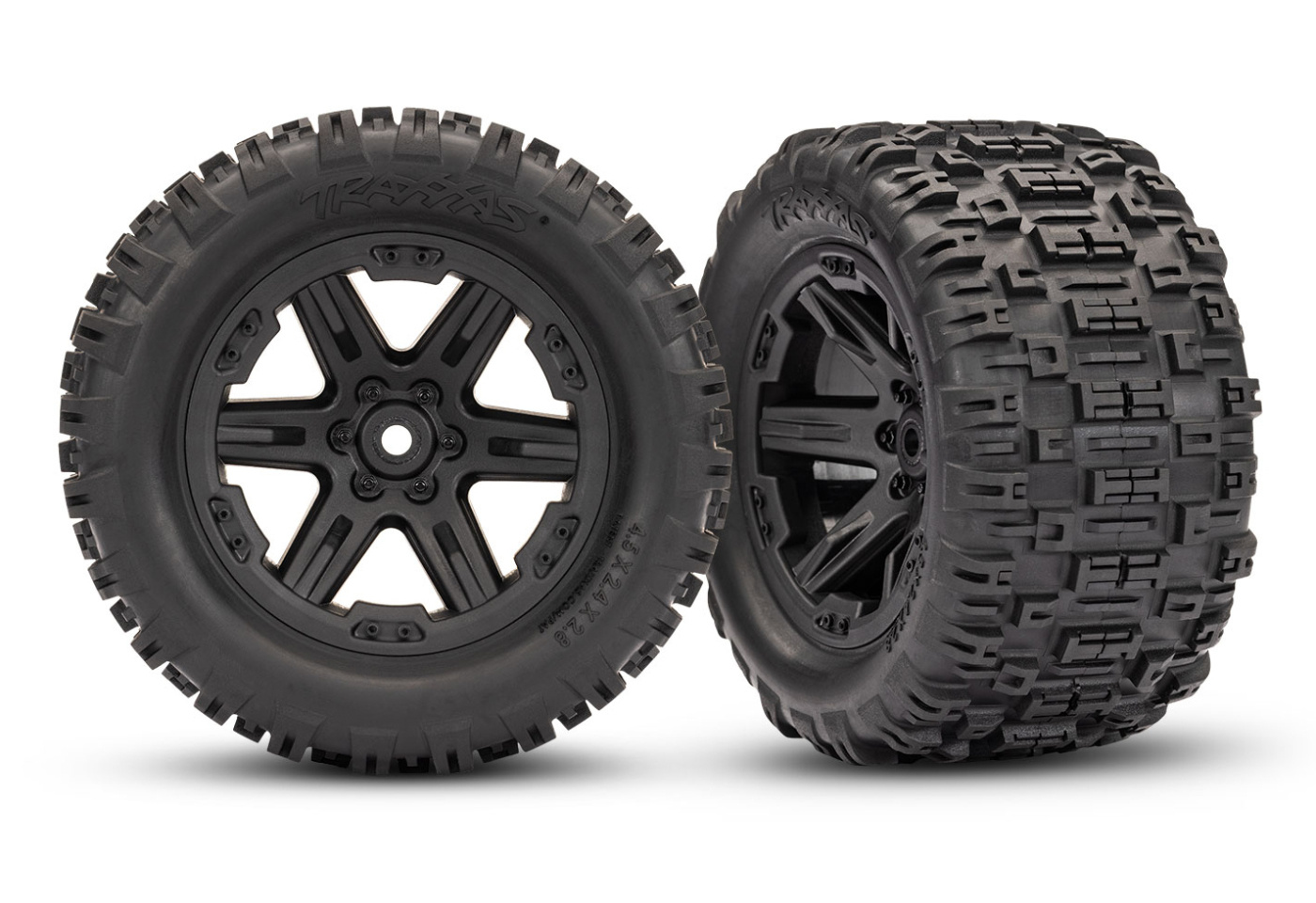 Traxxas Rustler 4x4 1/10 HD VX3 BL 3S RTR Svart