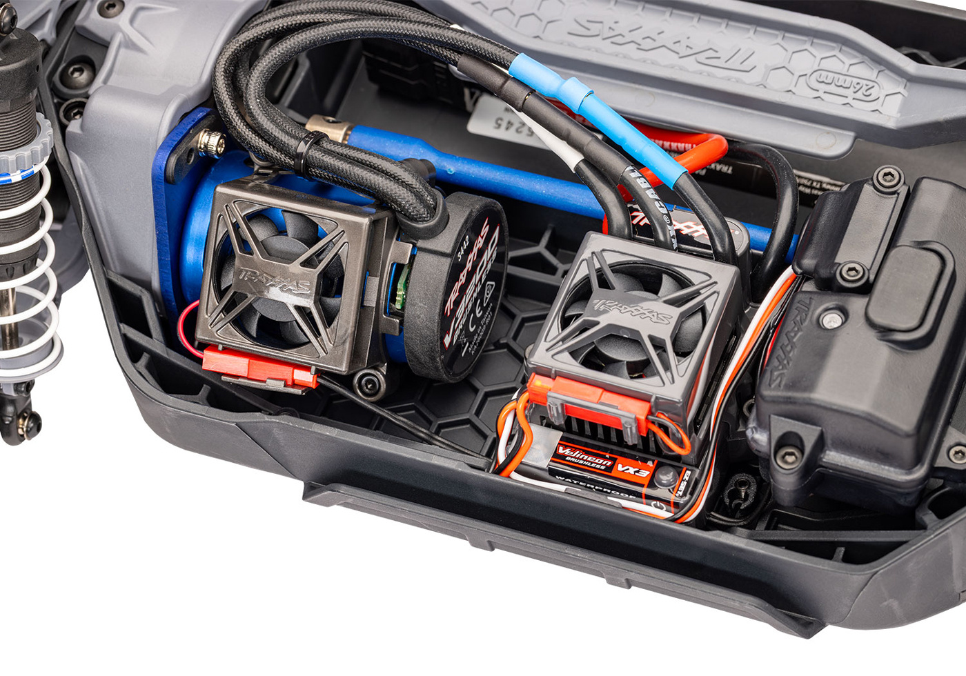 Traxxas Rustler 4x4 1/10 HD VX3 BL 3S RTR Svart