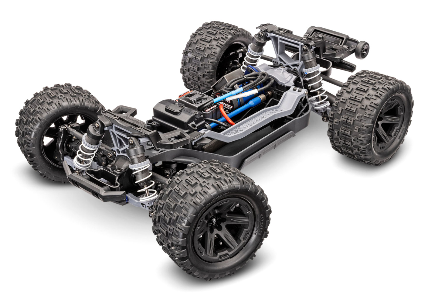 Traxxas Rustler 4x4 1/10 HD VX3 BL 3S RTR Svart