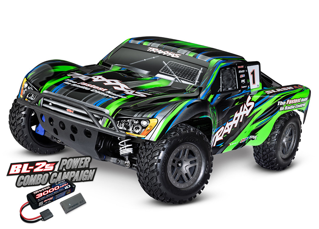 Traxxas Slash 4WD BL-2s 1/10 Grön