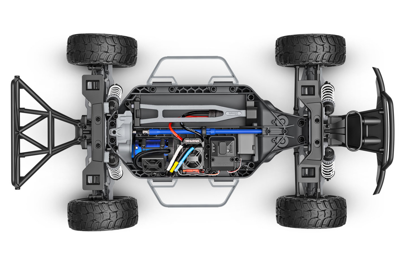 Traxxas Slash 4x4 1/10 HD VX3 BL 3S RTR Röd