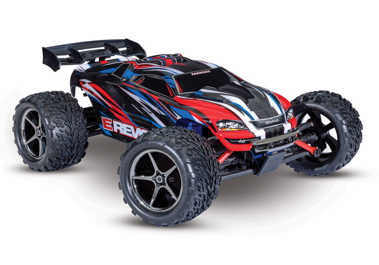 Traxxas E-REVO 4WD XL 2.5 1/16 Röd-Blå
