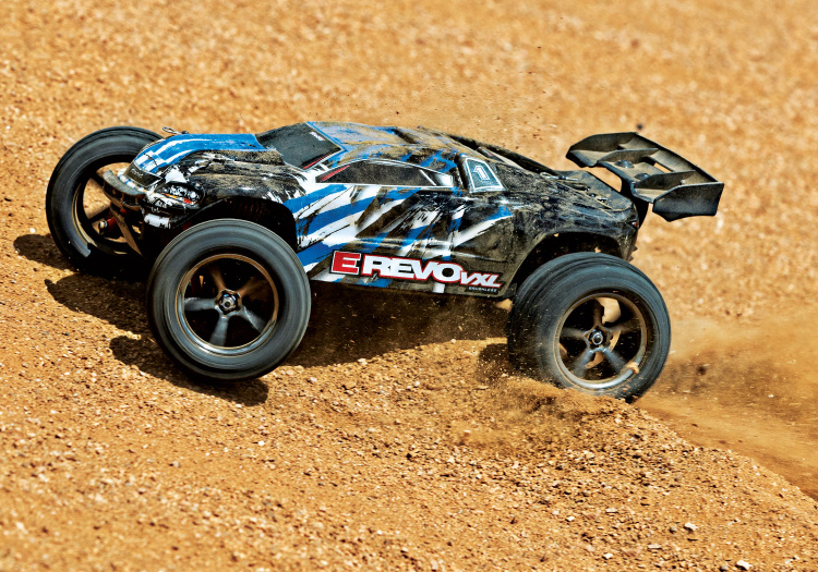 Traxxas E-REVO 4WD VXL 1/16 Blå-X