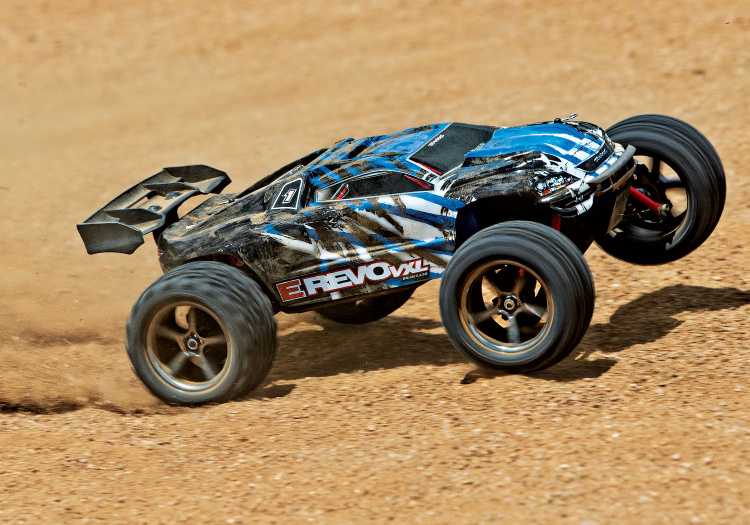 Traxxas E-REVO 4WD VXL 1/16 Blå-X