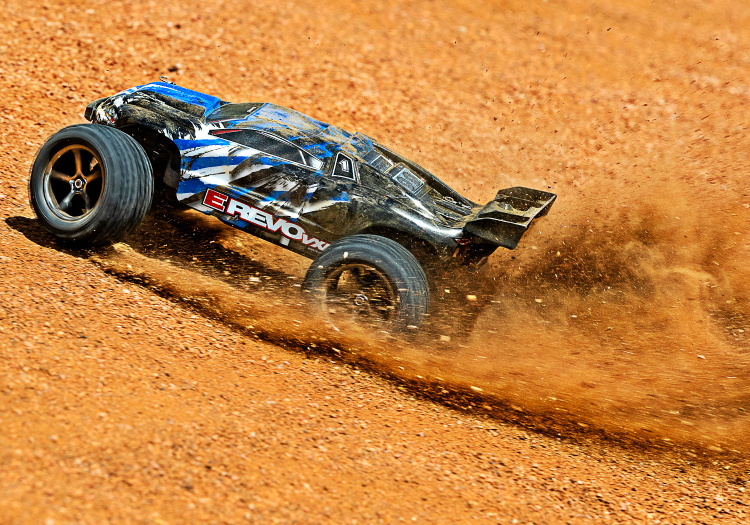 Traxxas E-REVO 4WD VXL 1/16 Blå-X