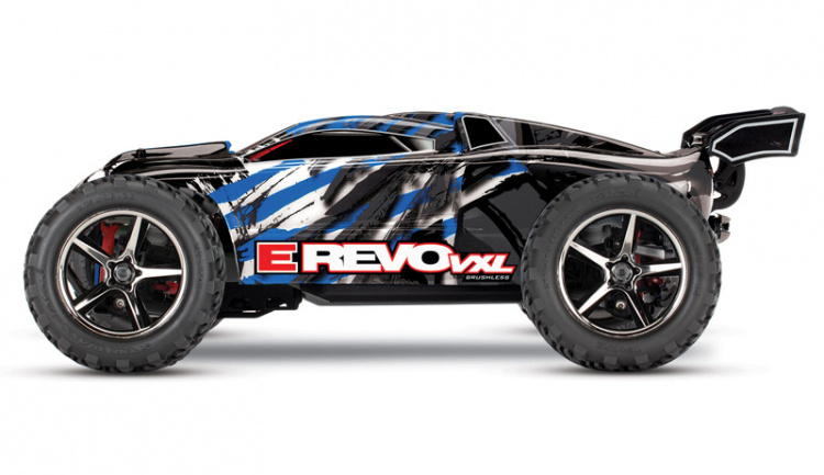 Traxxas E-REVO 4WD VXL 1/16 Blå-X