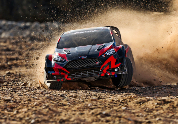 Traxxas Fiesta ST Rally BL-2s 4WD 1/10 Röd