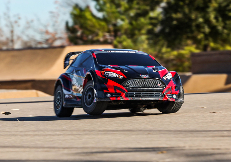 Traxxas Fiesta ST Rally BL-2s 4WD 1/10 Röd