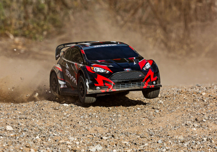 Traxxas Fiesta ST Rally BL-2s 4WD 1/10 Röd