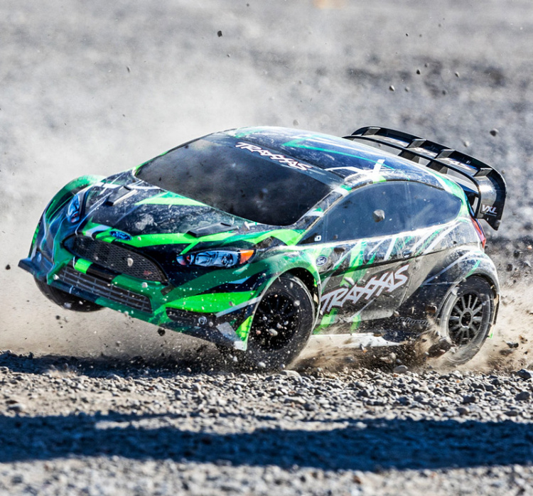 Traxxas Fiesta ST Rally VXL 4WD 1/10 Grön