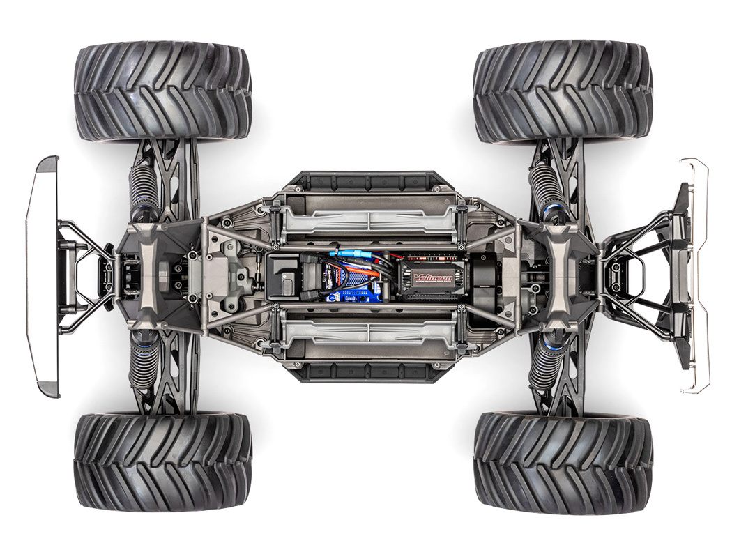 Traxxas X-Monster 8s Chassi 4WD Brushless TQi TSM (utan Kaross)