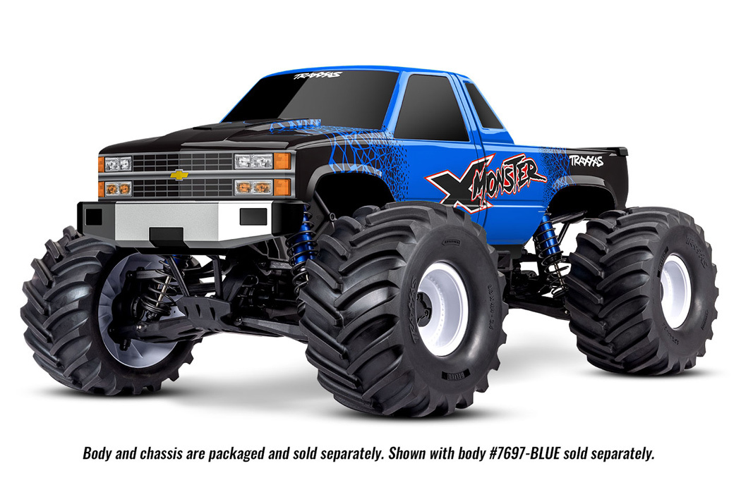Traxxas X-Monster 8s Chassi 4WD Brushless TQi TSM (utan Kaross)