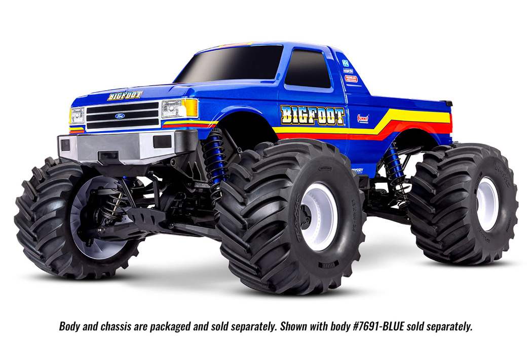 Traxxas X-Monster 8s Chassi 4WD Brushless TQi TSM (utan Kaross)